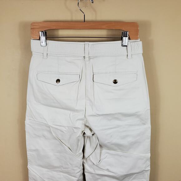 J. Crew Belted military Pant in Natural Size 0 - Picture 7 of 12